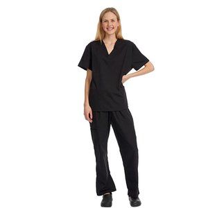 Women/Medical Scrub 282 (3X-Large, Black)